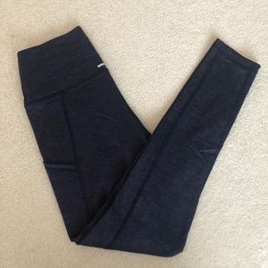 Aerie Pocketed Navy Leggings